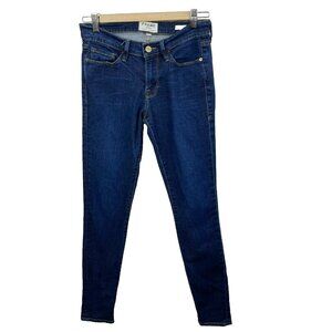 FRAME Denim Jeans Womens Size 27 Le Skinny De Jeanne Blue Marshall Wash